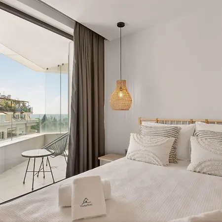 Breezy Boho 2bd With Sea View - Chayka By Flat Mаnаger 바르나